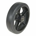 Vestil Mold on Rubber Wheel 8x2 Black WHL-MR-8X2